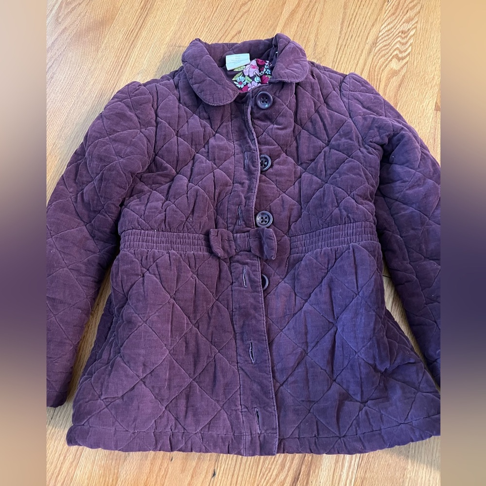 purple corduroy girls jacket